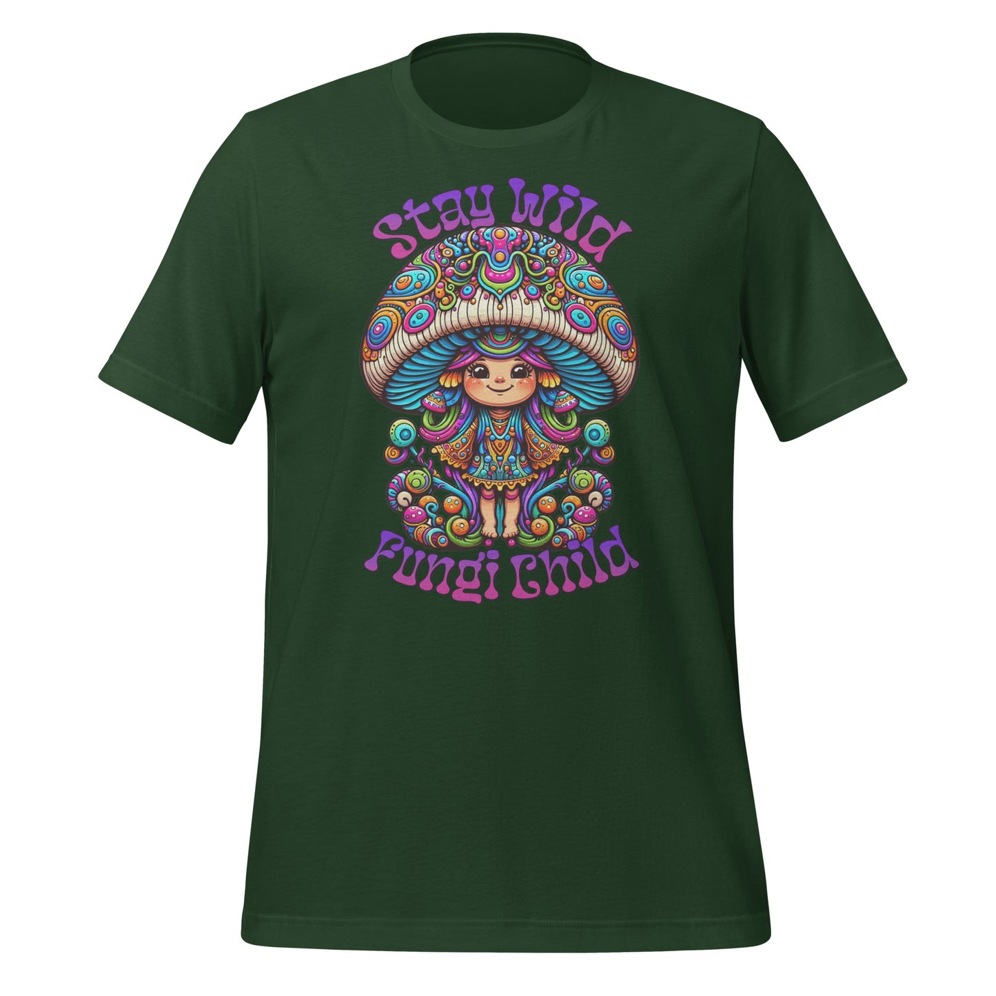 Stay Wild Mushroom Child Unisex t-shirt