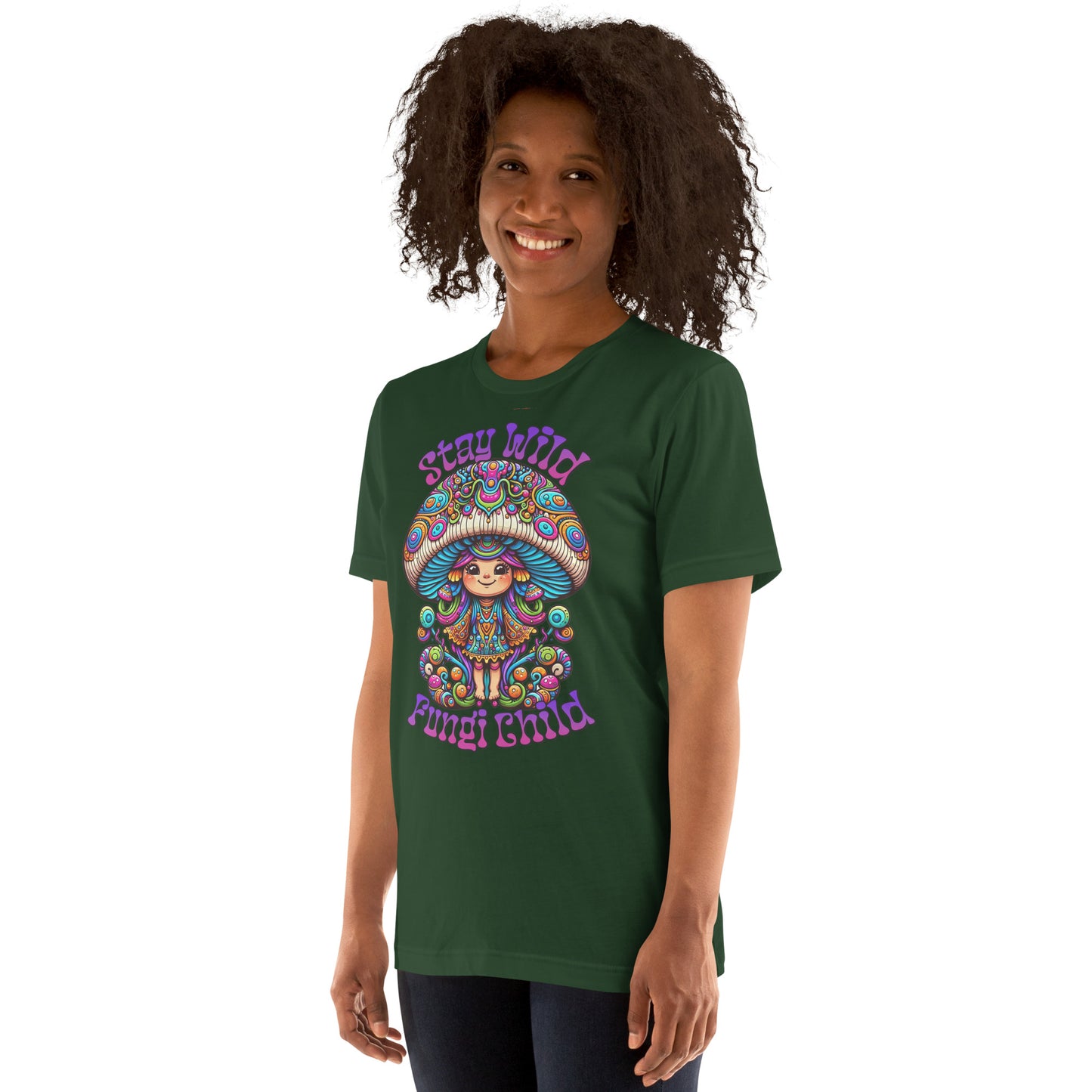 Stay Wild Mushroom Child Unisex t-shirt