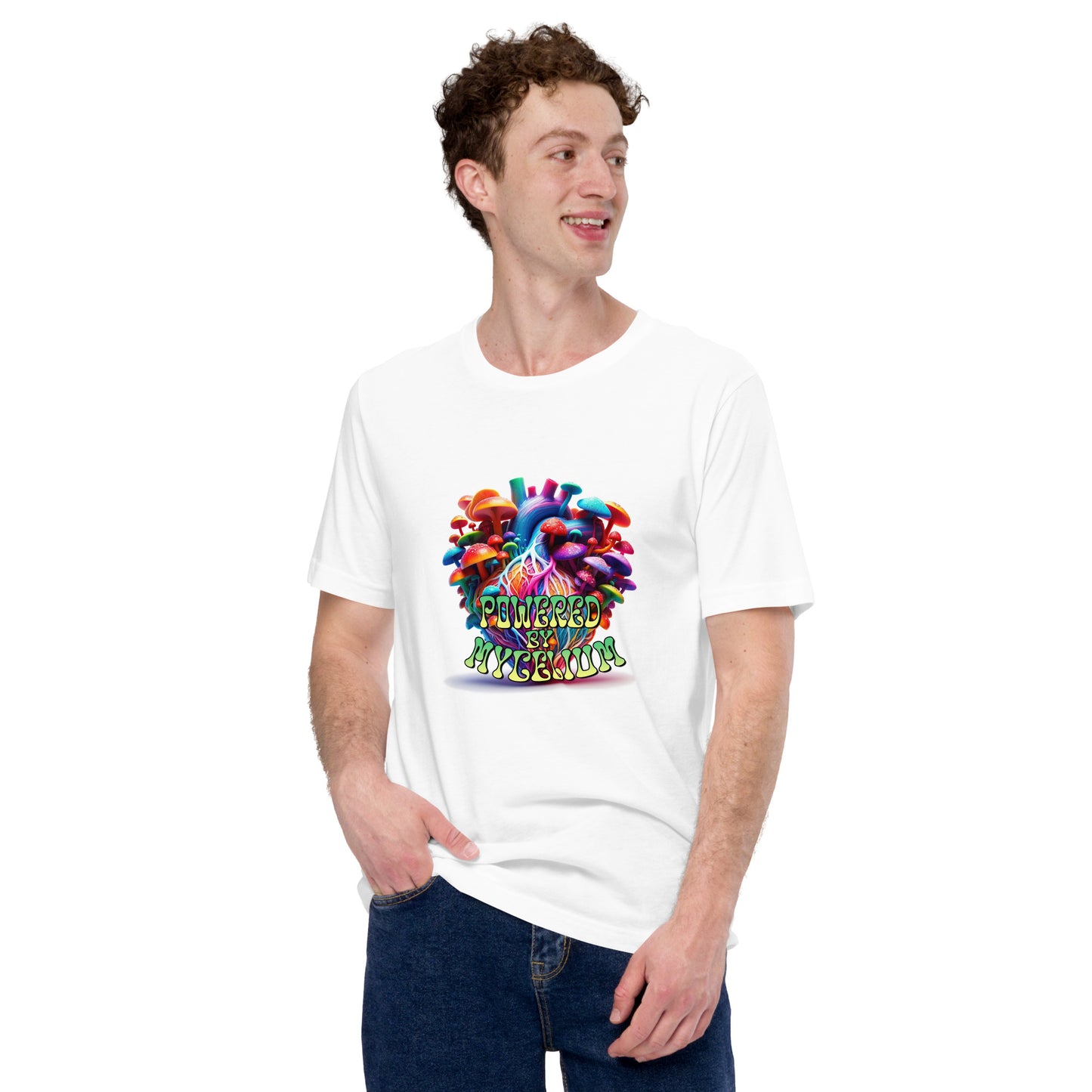 Powered by Mycelium Unisex T-Shirt