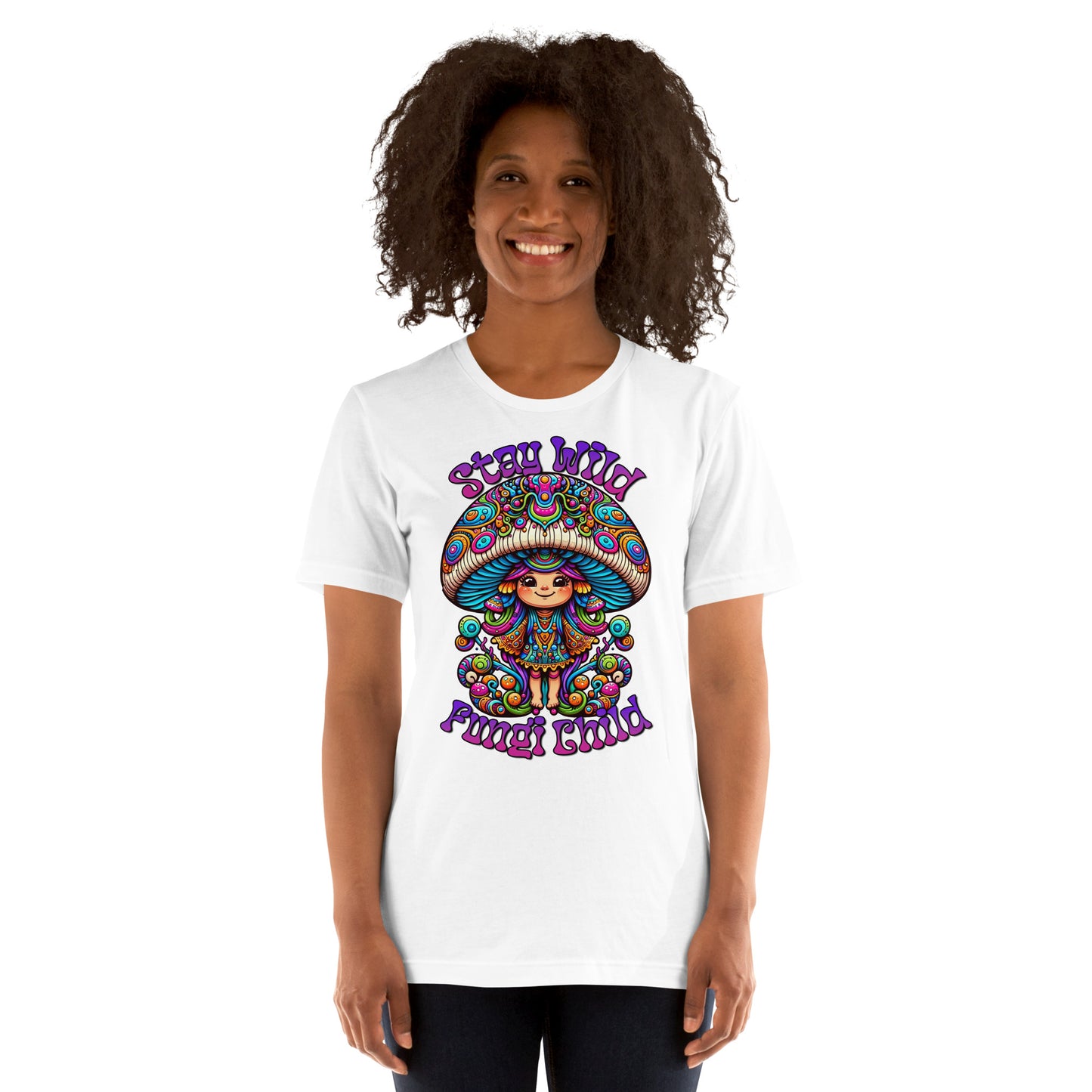 Stay Wild Mushroom Child Unisex t-shirt